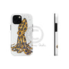 Blue Ring Octopus And The Bubbles White Art Case Mate Tough Phone Cases Iphone 13 Mini