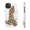 Blue Ring Octopus And The Bubbles White Art Case Mate Tough Phone Cases Iphone 14 Plus