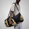 Blue Ring Octopus Black Duffle Bag Bags