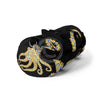Blue Ring Octopus Black Duffle Bag Bags