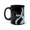 Blue Ring Octopus Black Mug 11Oz Mug