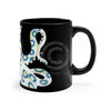 Blue Ring Octopus Black Mug 11Oz Mug