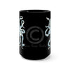 Blue Ring Octopus Black Mug 15Oz