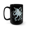 Blue Ring Octopus Black Mug 15Oz