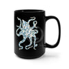 Blue Ring Octopus Black Mug 15Oz