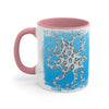 Blue Ring Octopus Brushed Accent Coffee Mug 11Oz
