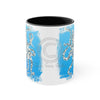 Blue Ring Octopus Brushed Accent Coffee Mug 11Oz Black /