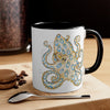 Blue Ring Octopus Tentacles Ink Art Accent Coffee Mug 11Oz