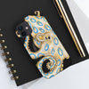 Blue Ring Octopus Tentacles Ink Art Black Case Mate Tough Phone Cases