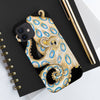 Blue Ring Octopus Tentacles Ink Art Black Case Mate Tough Phone Cases