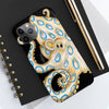 Blue Ring Octopus Tentacles Ink Art Black Case Mate Tough Phone Cases
