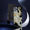 Blue Ring Octopus Tentacles Ink Art Black Case Mate Tough Phone Cases