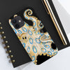 Blue Ring Octopus Tentacles Ink Art Black Case Mate Tough Phone Cases