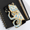 Blue Ring Octopus Tentacles Ink Art Black Case Mate Tough Phone Cases