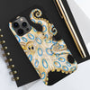 Blue Ring Octopus Tentacles Ink Art Black Case Mate Tough Phone Cases