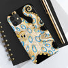Blue Ring Octopus Tentacles Ink Art Black Case Mate Tough Phone Cases