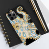 Blue Ring Octopus Tentacles Ink Art Black Case Mate Tough Phone Cases