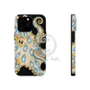 Blue Ring Octopus Tentacles Ink Art Black Case Mate Tough Phone Cases Iphone 13 Pro