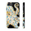 Blue Ring Octopus Tentacles Ink Art Black Case Mate Tough Phone Cases Iphone 7 8