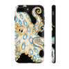 Blue Ring Octopus Tentacles Ink Art Black Case Mate Tough Phone Cases Iphone 7 Plus 8