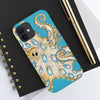 Blue Ring Octopus Tentacles Ink Art Case Mate Tough Phone Cases