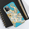 Blue Ring Octopus Tentacles Ink Art Case Mate Tough Phone Cases