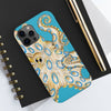 Blue Ring Octopus Tentacles Ink Art Case Mate Tough Phone Cases