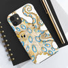 Blue Ring Octopus Tentacles Ink Art White Case Mate Tough Phone Cases
