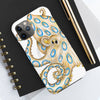 Blue Ring Octopus Tentacles Ink Art White Case Mate Tough Phone Cases