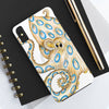 Blue Ring Octopus Tentacles Ink Art White Case Mate Tough Phone Cases