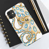 Blue Ring Octopus Tentacles Ink Art White Case Mate Tough Phone Cases