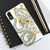 Blue Ring Octopus Tentacles Ink Art White Case Mate Tough Phone Cases