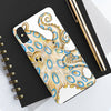 Blue Ring Octopus Tentacles Ink Art White Case Mate Tough Phone Cases