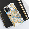 Blue Ring Octopus Tentacles Ink Art White Case Mate Tough Phone Cases