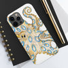 Blue Ring Octopus Tentacles Ink Art White Case Mate Tough Phone Cases