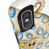 Blue Ring Octopus Tentacles Ink Art White Case Mate Tough Phone Cases