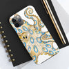Blue Ring Octopus Tentacles Ink Art White Case Mate Tough Phone Cases