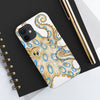 Blue Ring Octopus Tentacles Ink Art White Case Mate Tough Phone Cases