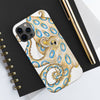 Blue Ring Octopus Tentacles Ink Art White Case Mate Tough Phone Cases