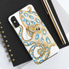 Blue Ring Octopus Tentacles Ink Art White Case Mate Tough Phone Cases