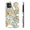 Blue Ring Octopus Tentacles Ink Art White Case Mate Tough Phone Cases Iphone 11