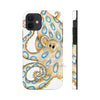 Blue Ring Octopus Tentacles Ink Art White Case Mate Tough Phone Cases Iphone 12