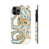 Blue Ring Octopus Tentacles Ink Art White Case Mate Tough Phone Cases Iphone 12 Pro