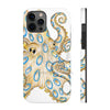 Blue Ring Octopus Tentacles Ink Art White Case Mate Tough Phone Cases Iphone 12 Pro Max