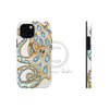 Blue Ring Octopus Tentacles Ink Art White Case Mate Tough Phone Cases Iphone 13 Mini