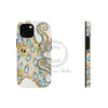 Blue Ring Octopus Tentacles Ink Art White Case Mate Tough Phone Cases Iphone 13 Mini