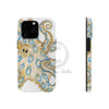Blue Ring Octopus Tentacles Ink Art White Case Mate Tough Phone Cases Iphone 13 Pro