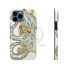 Blue Ring Octopus Tentacles Ink Art White Case Mate Tough Phone Cases Iphone 13 Pro Max