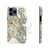 Blue Ring Octopus Tentacles Ink Art White Case Mate Tough Phone Cases Iphone 13 Pro Max