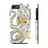 Blue Ring Octopus Tentacles Ink Art White Case Mate Tough Phone Cases Iphone 7 8